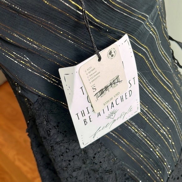 NWT Free People FP One Aurella Maxi in Black Size Small - Picture 11 of 16